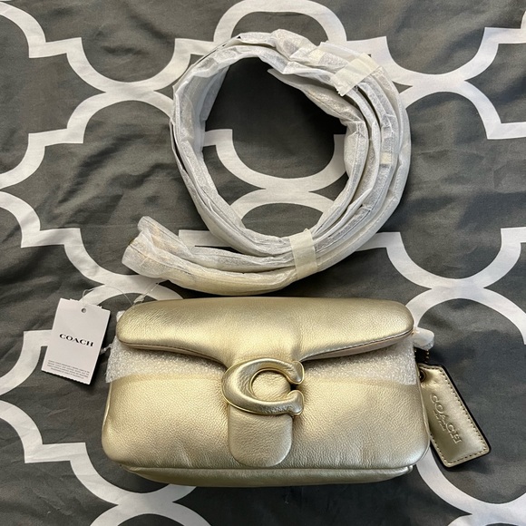 Coach tabby bag in champagne- new with tag